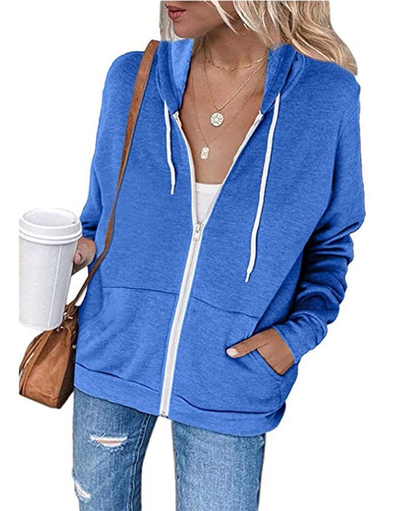Cardigan Donna Con Cappuccio | Con Cerniera