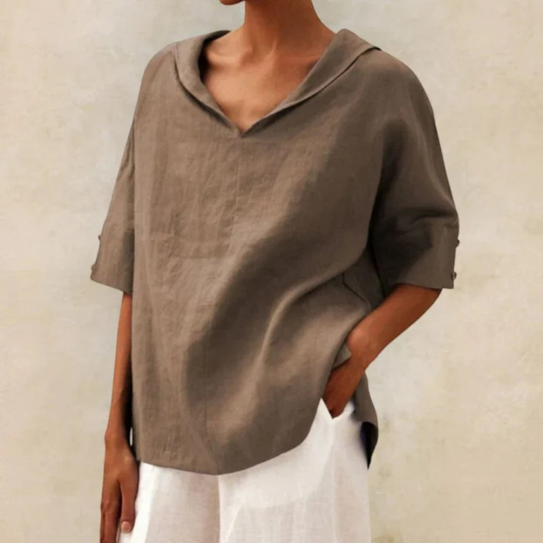 Margaux | Comoda Camicetta Con Scollo A V Da Donna | Leggera