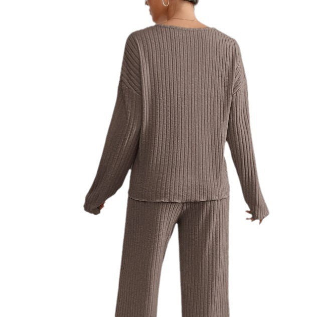 Elin Set Loungewear Donna a Coste – Comodo, Trendy e Due Pezzi Casual