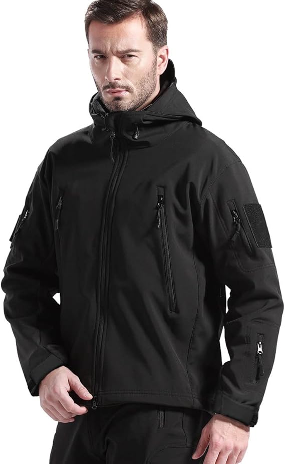 Maxim Giacca Softshell da Uomo – Giacca Outdoor Impermeabile e Antivento con Fodera in Pile