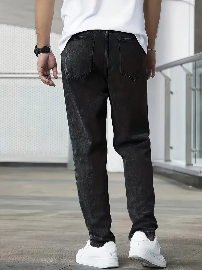 Jeans Da Uomo Lavaggio Leggero | Gamba Dritta