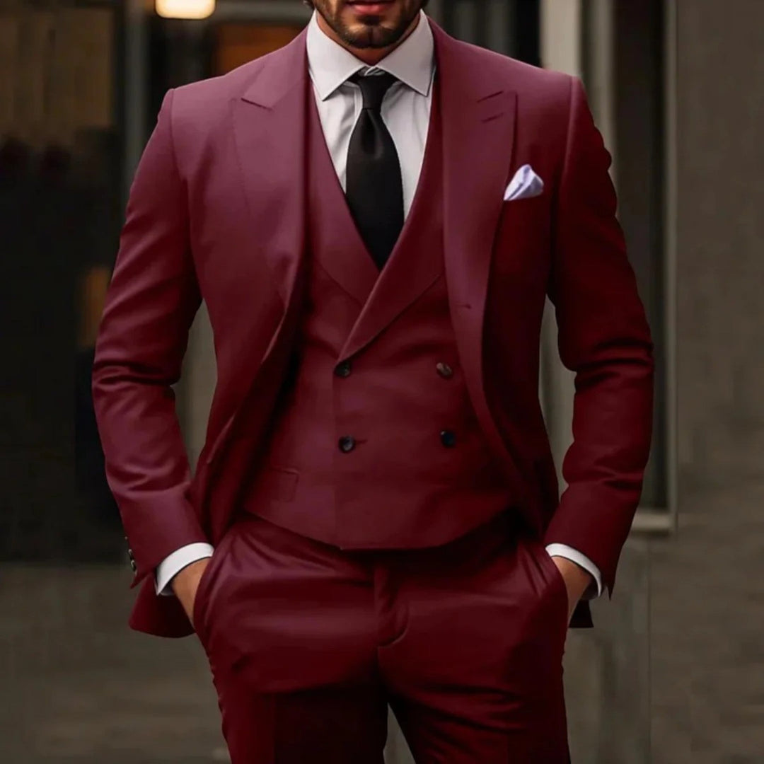 Nathan | Abito 3 Pezzi Da Uomo | Vestibilità Slim