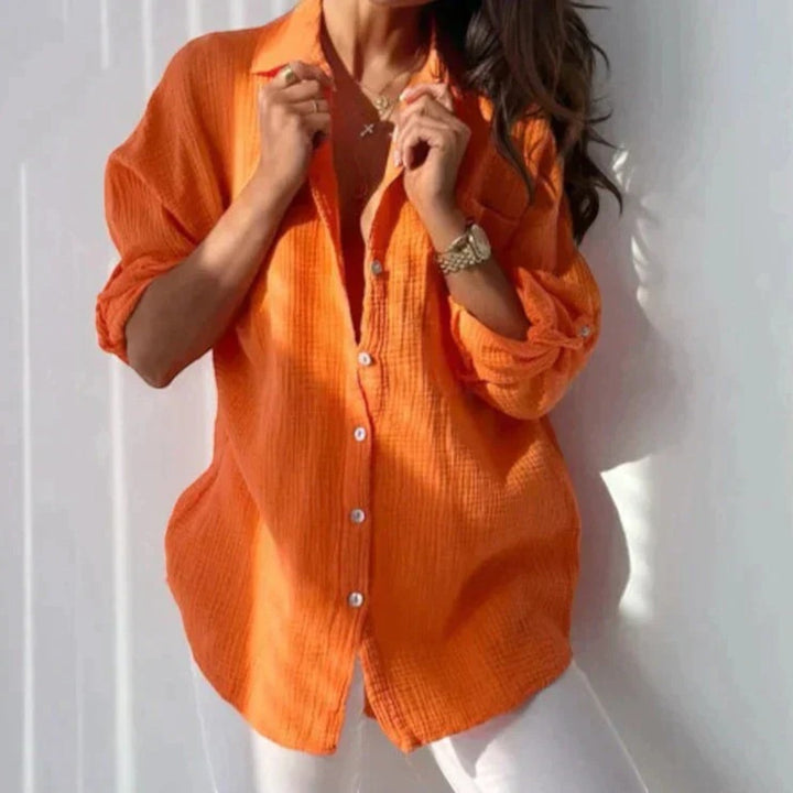 Comoda Camicia Estiva Da Donna | Manica Lunga