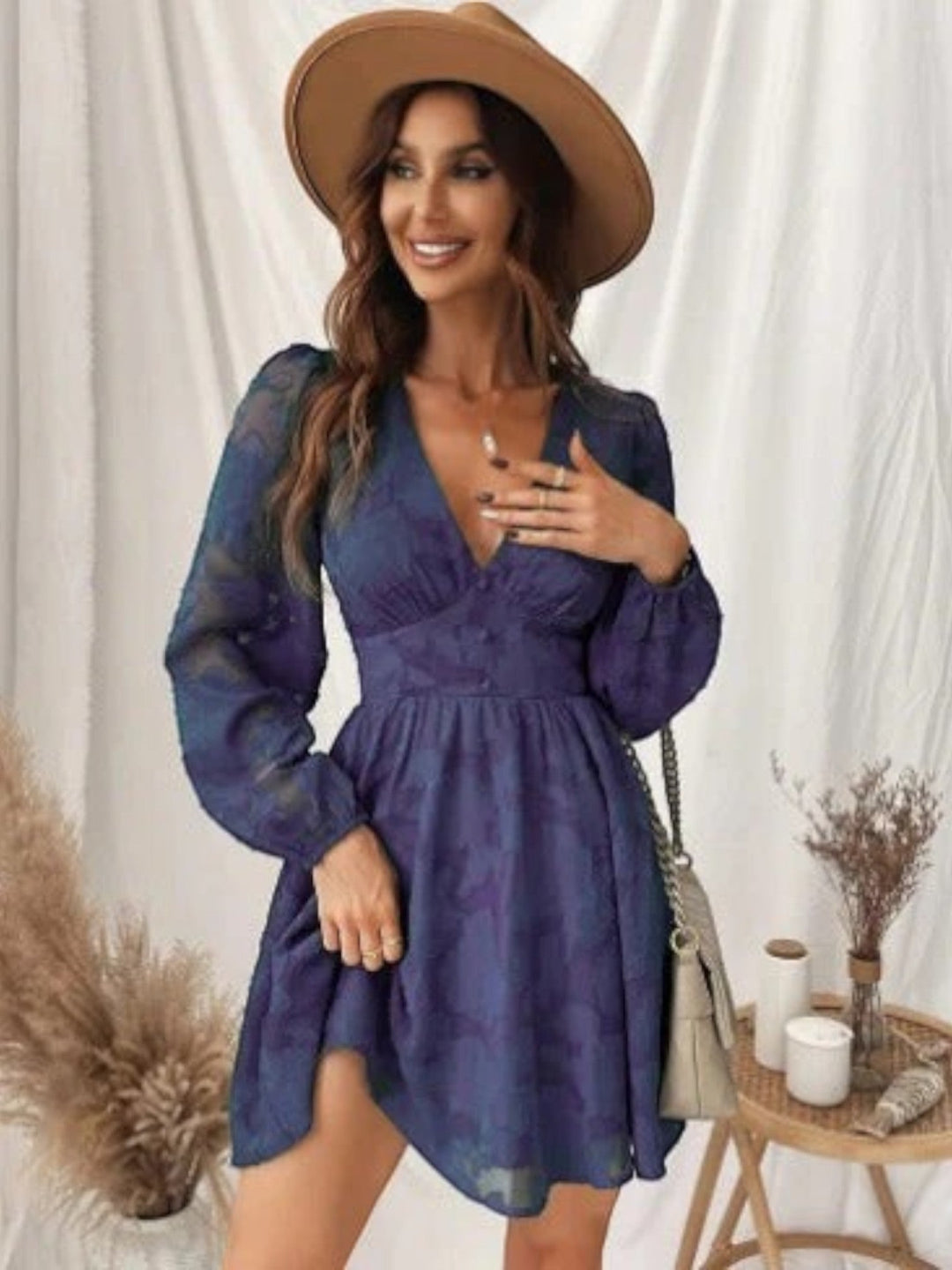 Vestito Estivo Con Scollo A V Stampato Per Donna | Mini
