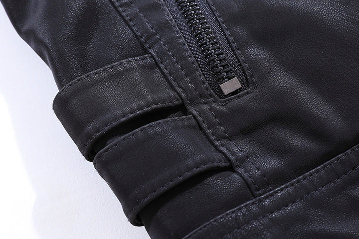 Giacca Biker Nera Per Uomo | Con Cerniera