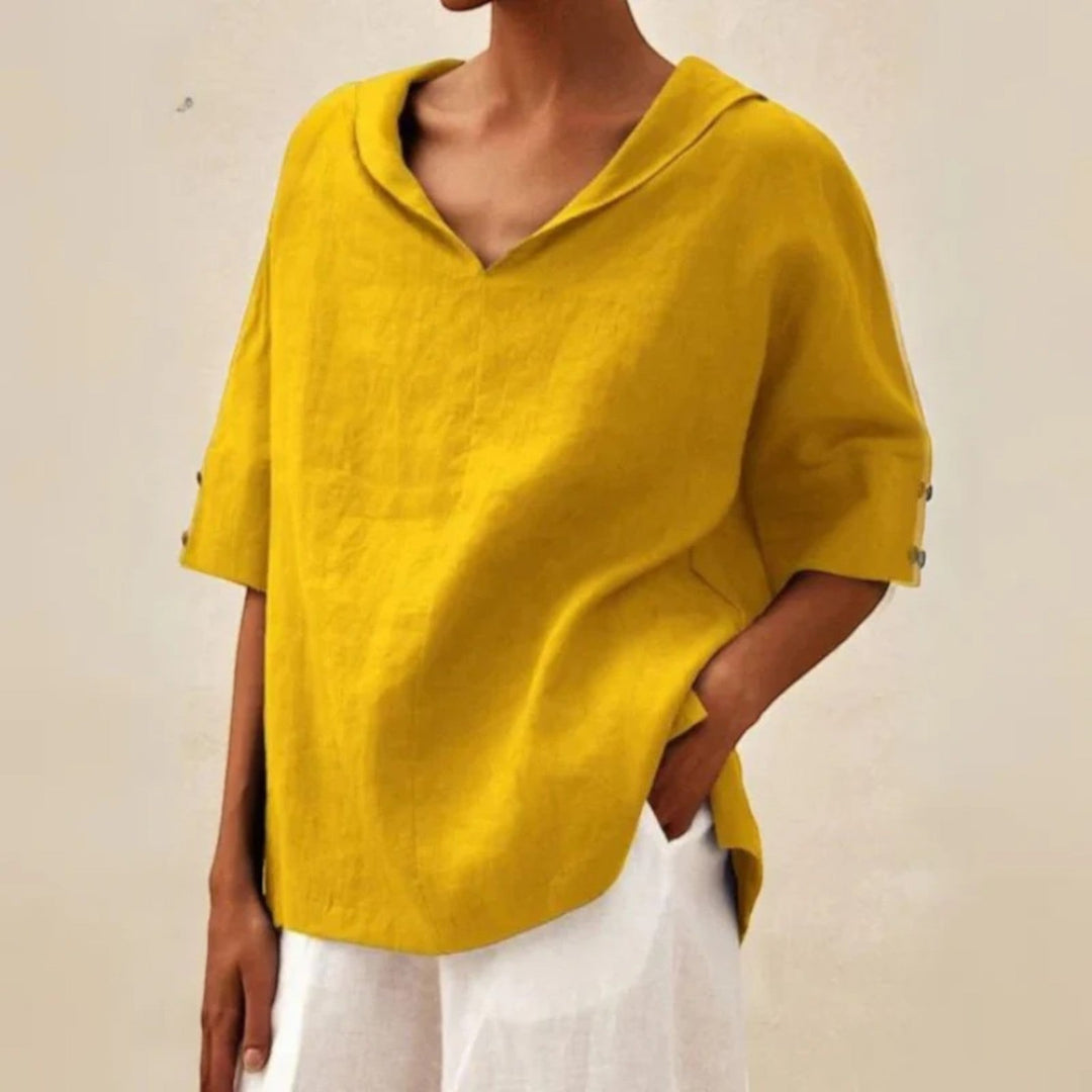 Margaux | Comoda Camicetta Con Scollo A V Da Donna | Leggera