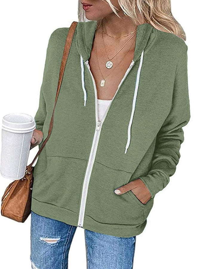 Cardigan Donna Con Cappuccio | Con Cerniera