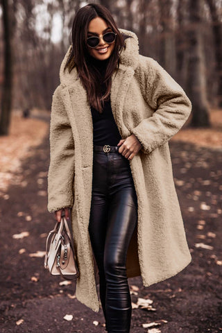Clementine Cappotto Teddy Donna Lungo – Caldo, Elegante e in Ecopelliccia