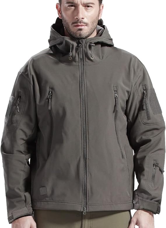 Maxim Giacca Softshell da Uomo – Giacca Outdoor Impermeabile e Antivento con Fodera in Pile