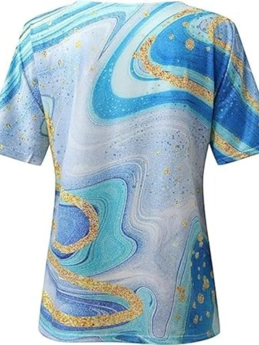 Top Bohémien Con Scollo A V Per Donna | Manica Corta