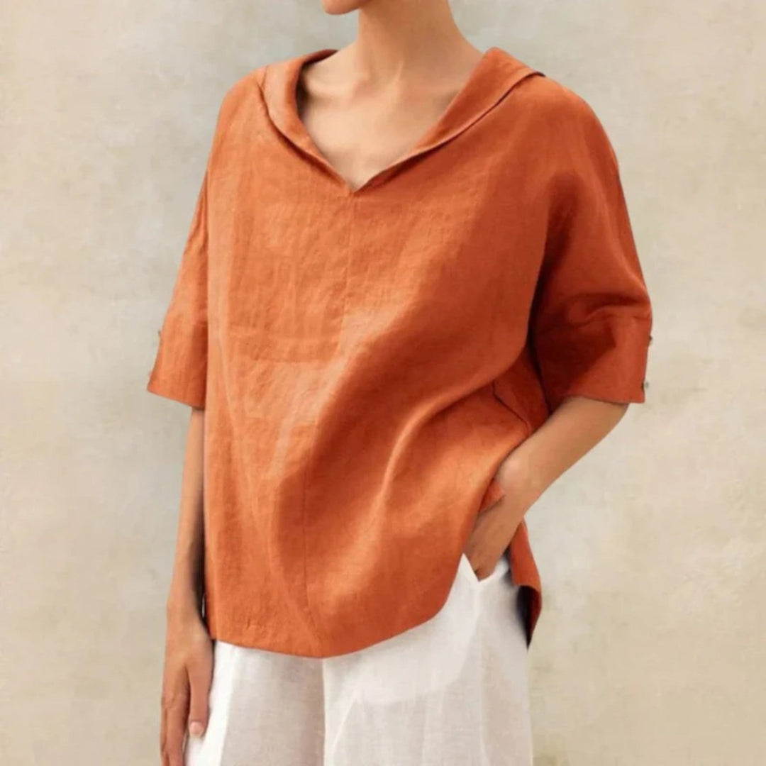 Margaux | Comoda Camicetta Con Scollo A V Da Donna | Leggera
