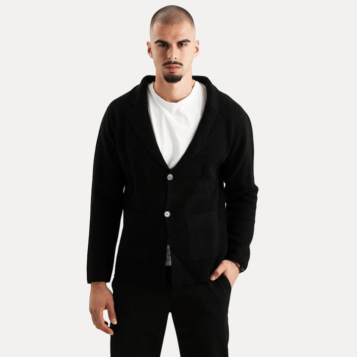 Men's Cardigan with Buttons and Pocket | Long Sleeve