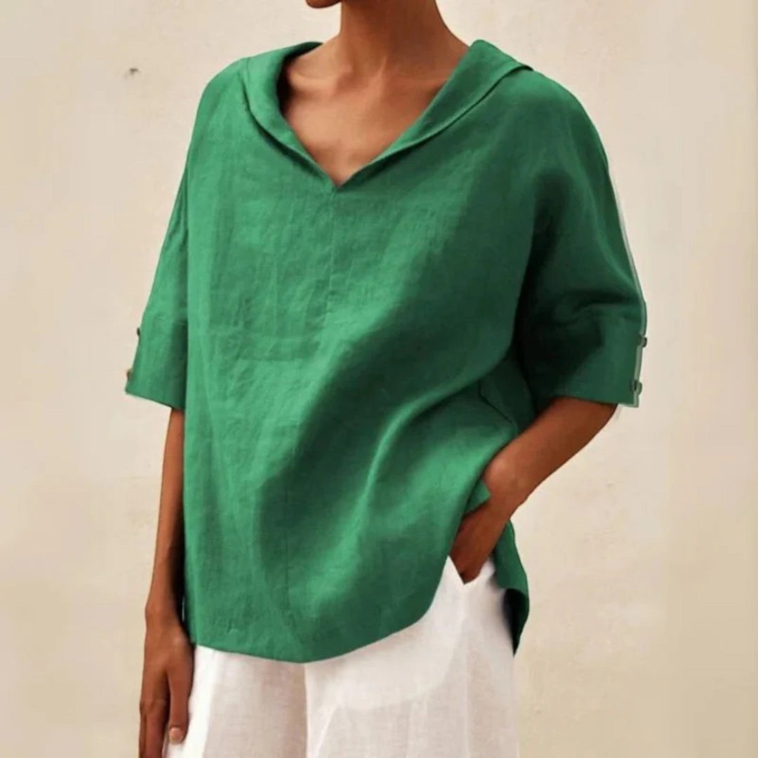 Margaux | Comoda Camicetta Con Scollo A V Da Donna | Leggera