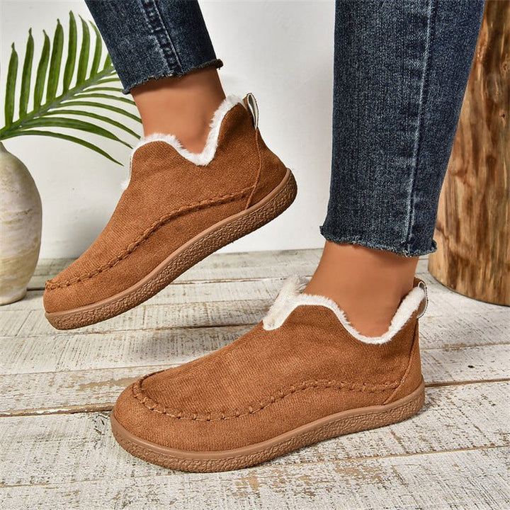 Shekylie Pantofole Donna Invernali – Slip-On con Fodera Calda e Suola Robusta per Uso Quotidiano