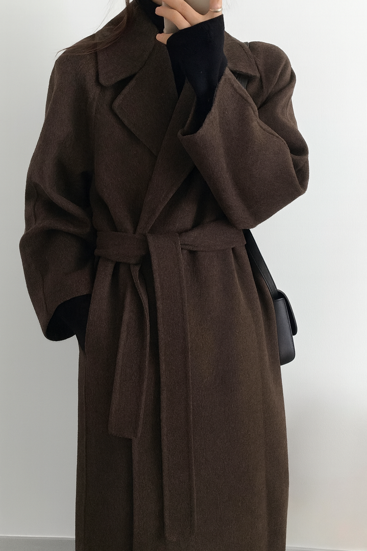 Talitha Cappotto Donna Lungo in Misto Lana – Elegante, Caldo e Stile Senza Tempo