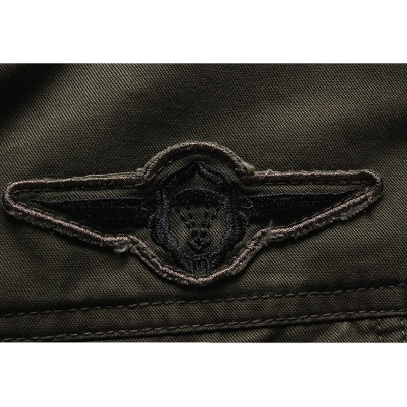 Men's Winter Biker Jacket With Long Sleeves | With Zipper