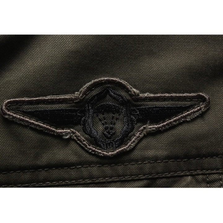 Men's Winter Biker Jacket With Long Sleeves | With Zipper