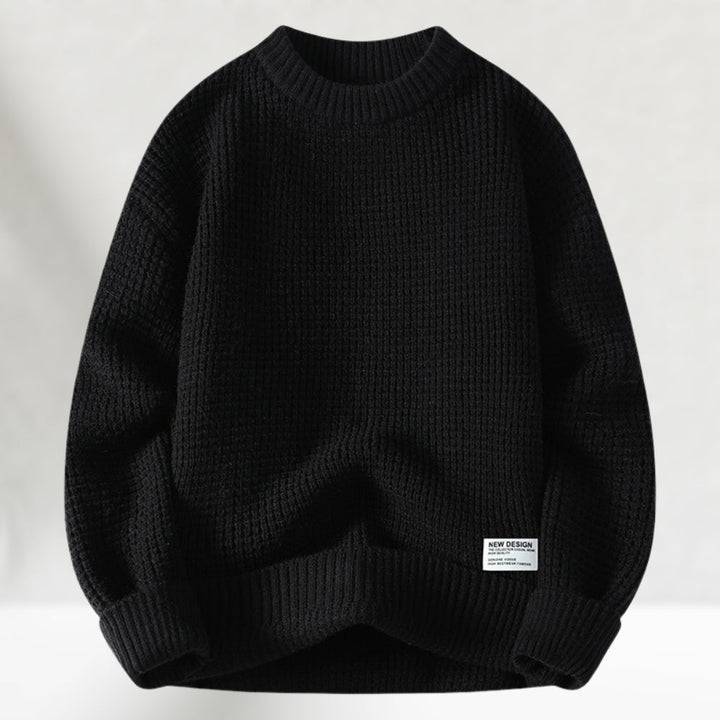 Aiden Maglione Uomo Girocollo Classico – Tricot Versatile per Look Casual e Formali