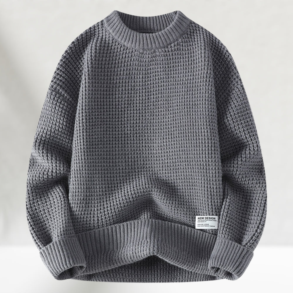 Aiden Maglione Uomo Girocollo Classico – Tricot Versatile per Look Casual e Formali