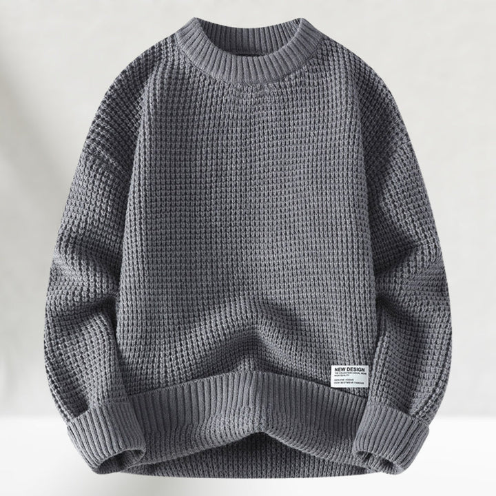 Aiden Maglione Uomo Girocollo Classico – Tricot Versatile per Look Casual e Formali