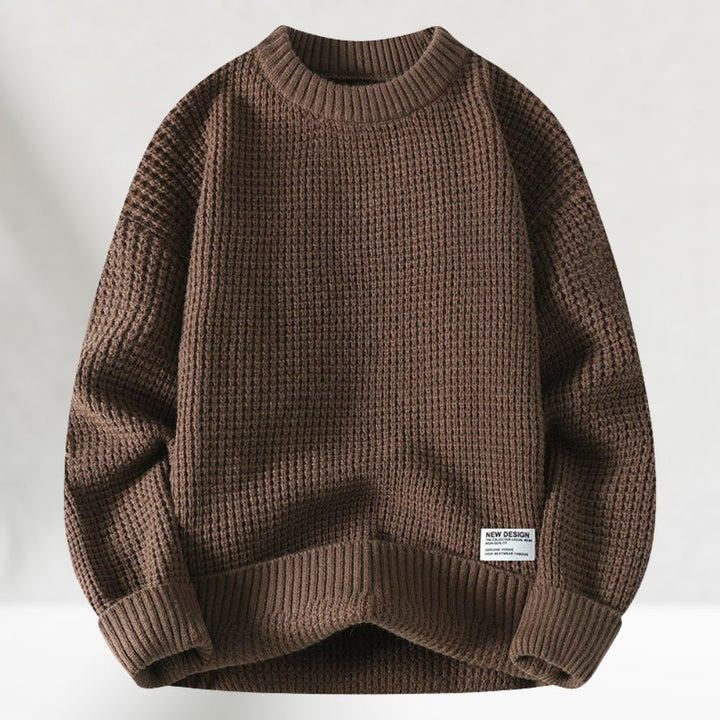 Aiden Maglione Uomo Girocollo Classico – Tricot Versatile per Look Casual e Formali