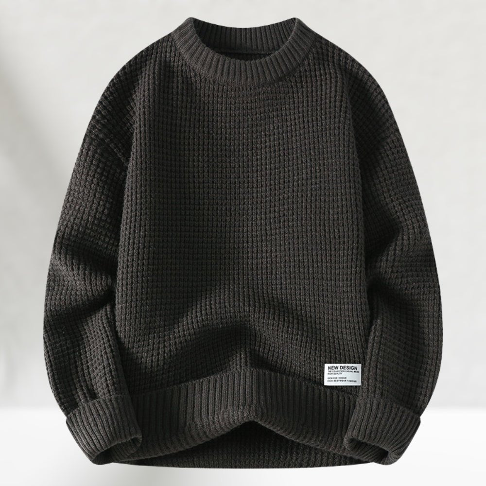 Aiden Maglione Uomo Girocollo Classico – Tricot Versatile per Look Casual e Formali