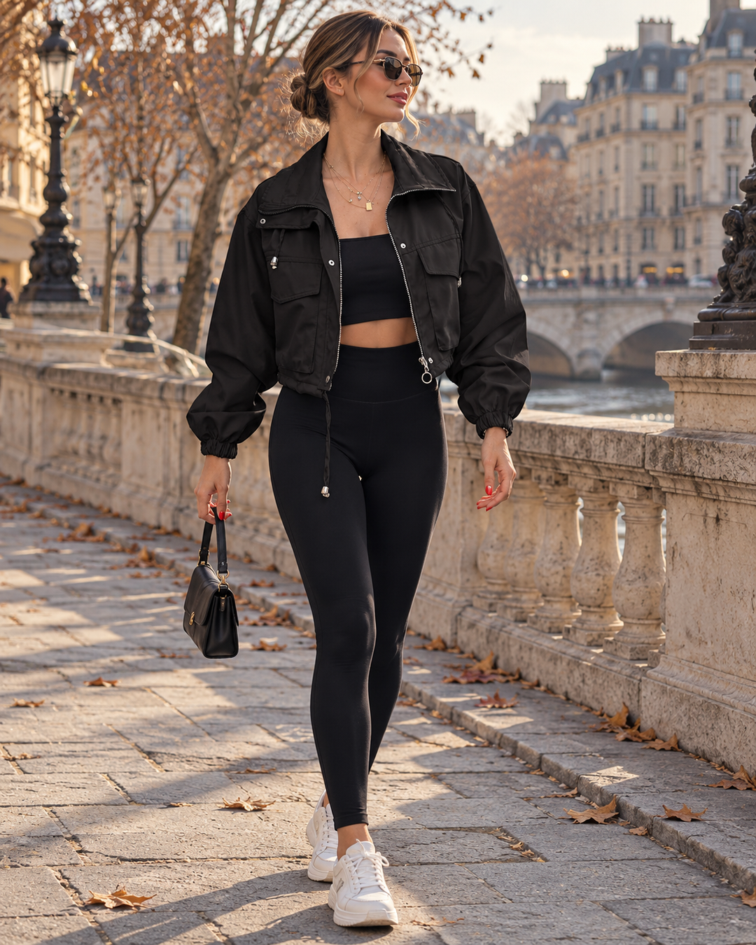 Bituin - krátká utility bunda – lehký oversize anorak se zapínáním na zip