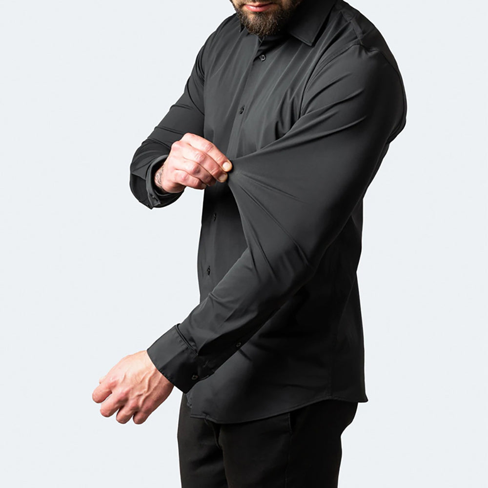 Camicia Elasticizzata Da Uomo | Manica Lunga