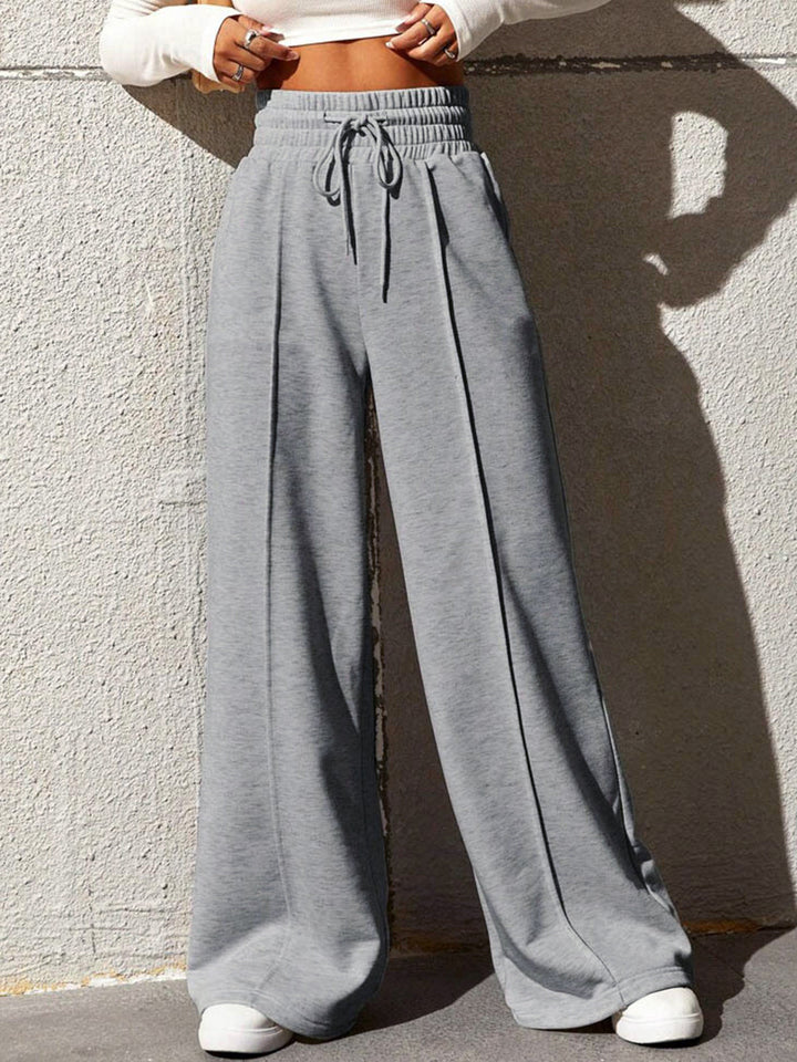 Pantaloni Da Jogging Casual A Vita Alta Donna | Con Tasche
