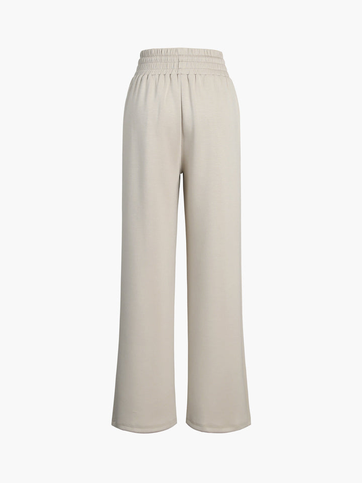 Pantaloni Da Jogging Casual A Vita Alta Donna | Con Tasche