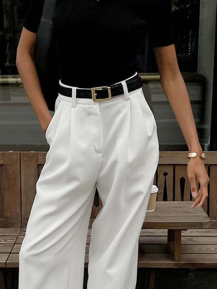 Pantaloni Da Donna A Vita Alta | Lunghi