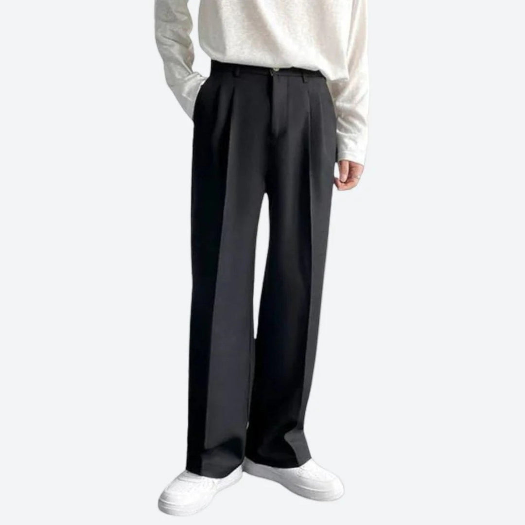 Tristan | Pantaloni Casual Da Uomo | Gamba Larga