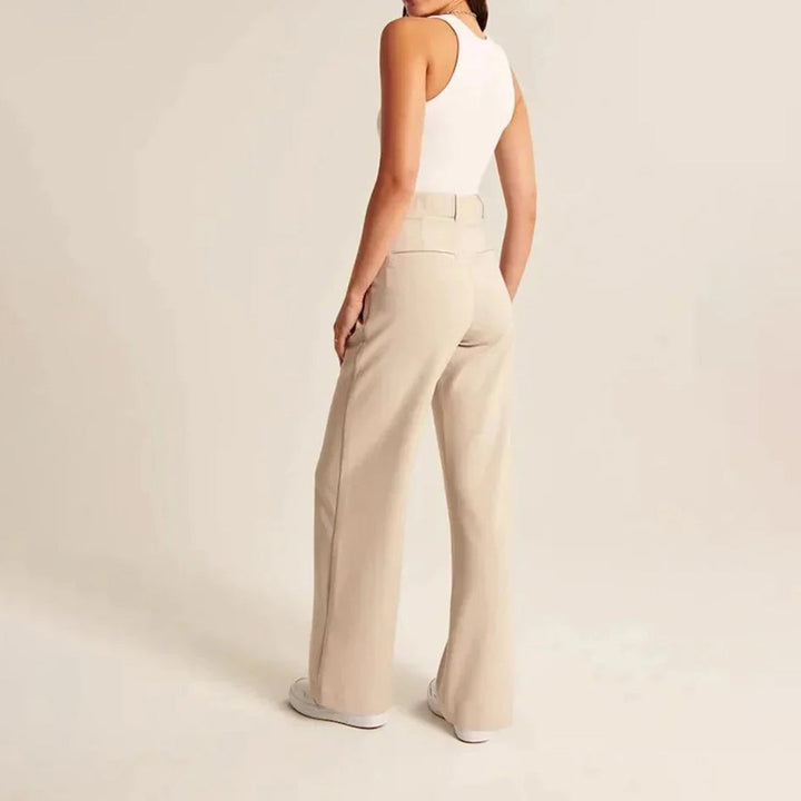 Pantaloni A Vita Alta Da Donna | Taglio Largo