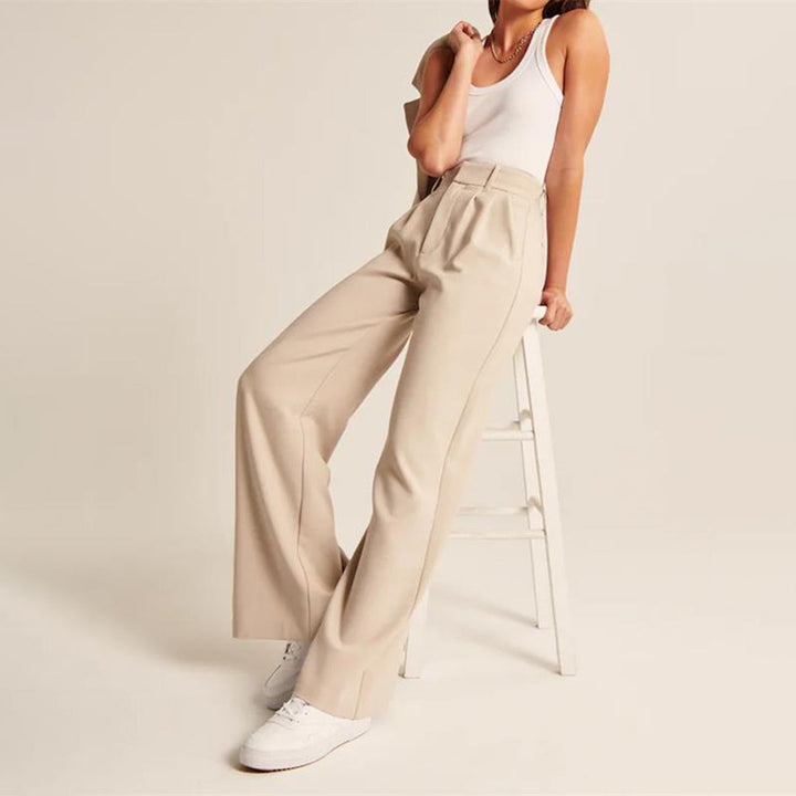 Pantaloni A Vita Alta Da Donna | Taglio Largo