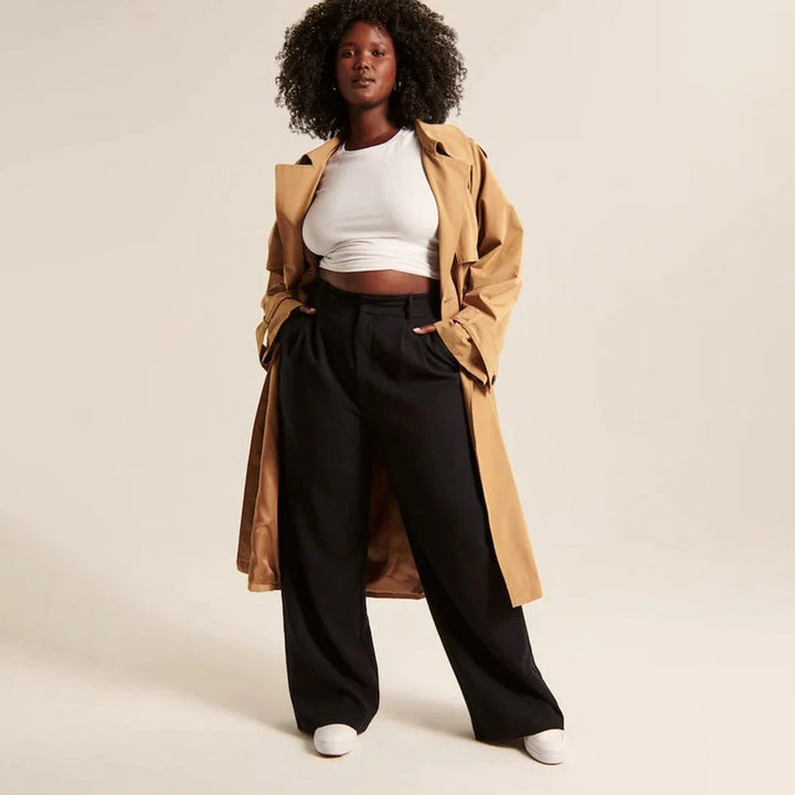 Pantaloni A Vita Alta Da Donna | Taglio Largo