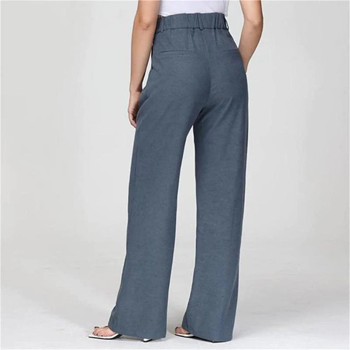 Pantaloni A Vita Alta Da Donna | Taglio Largo