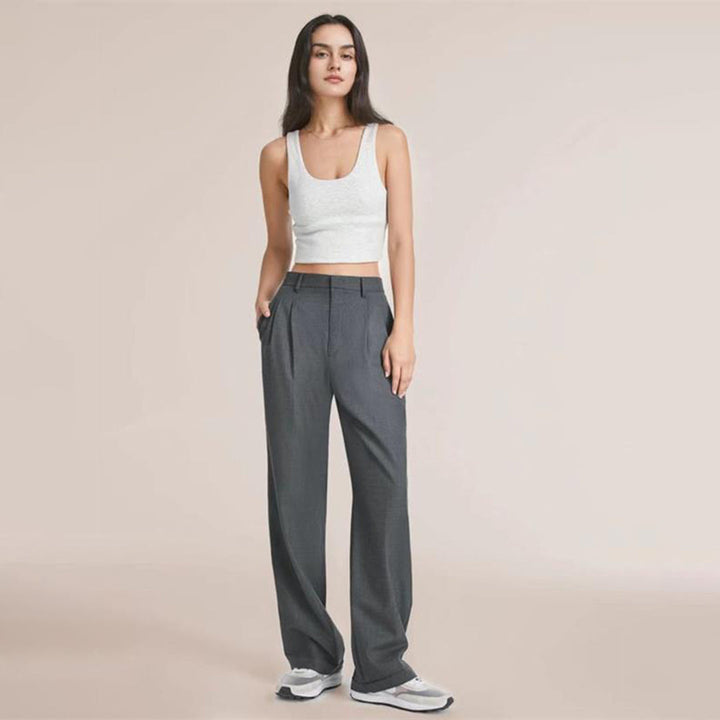 Pantaloni A Vita Alta Da Donna | Taglio Largo