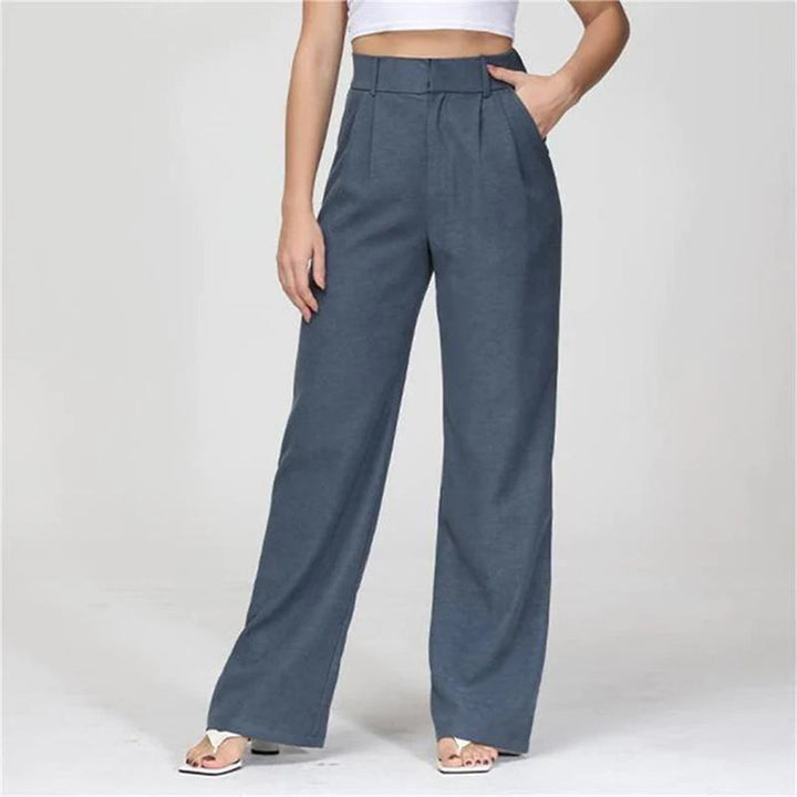 Pantaloni A Vita Alta Da Donna | Taglio Largo
