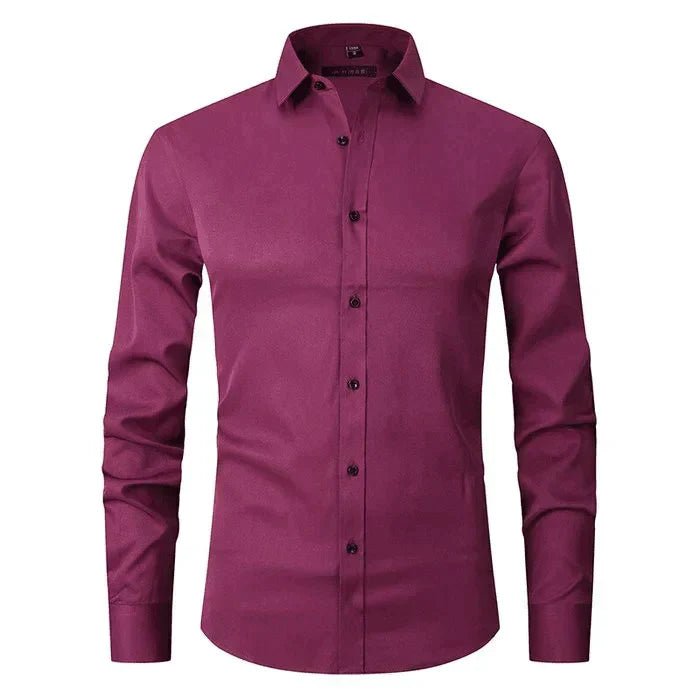 Camicia Uomo Alta Elasticità | Con Abbottonatura