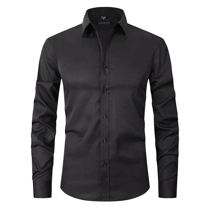 Camicia Uomo Alta Elasticità | Con Abbottonatura