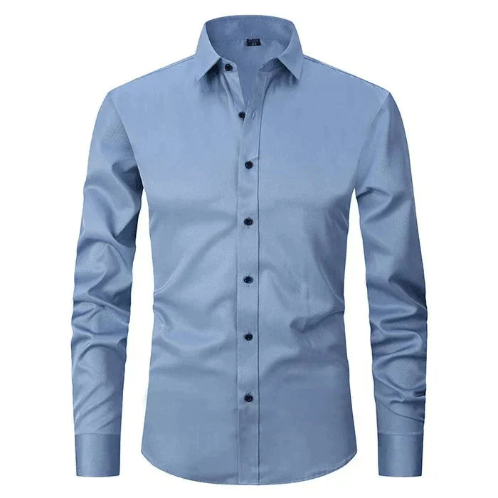 Camicia Uomo Alta Elasticità | Con Abbottonatura