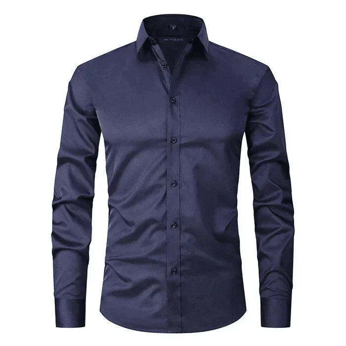 Camicia Uomo Alta Elasticità | Con Abbottonatura
