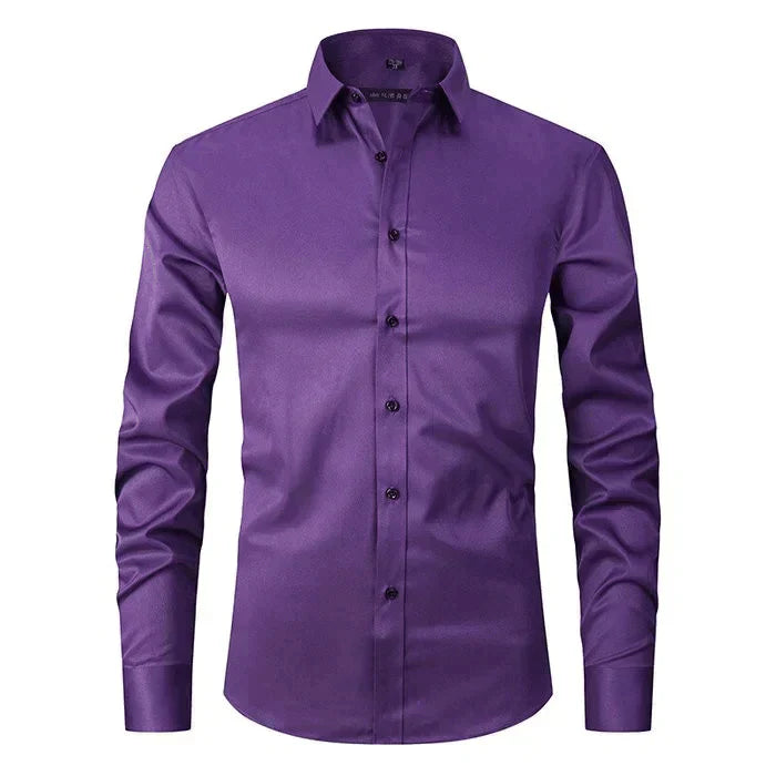 Camicia Uomo Alta Elasticità | Con Abbottonatura