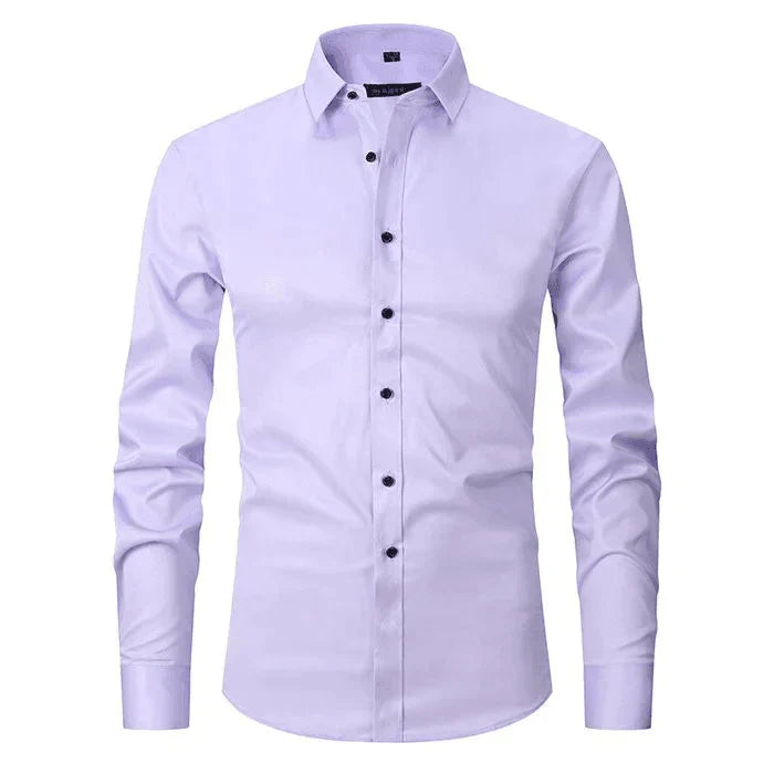 Camicia Uomo Alta Elasticità | Con Abbottonatura