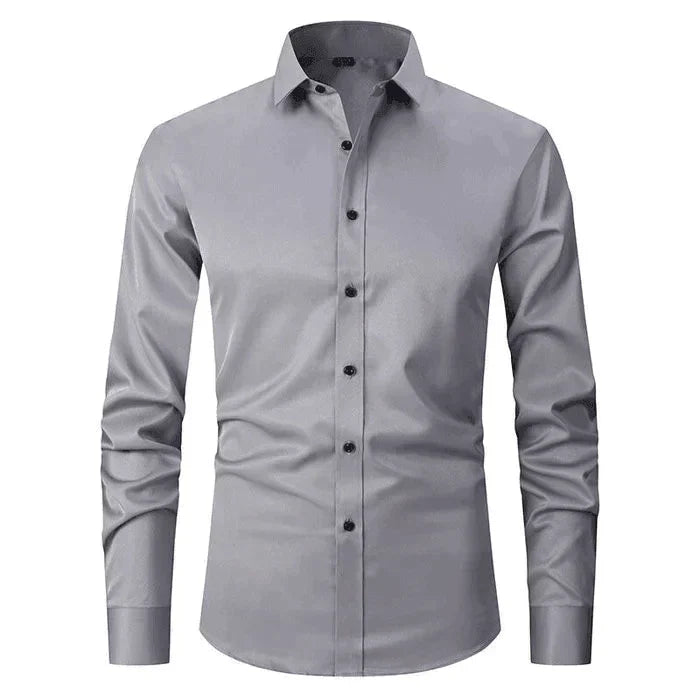 Camicia Uomo Alta Elasticità | Con Abbottonatura