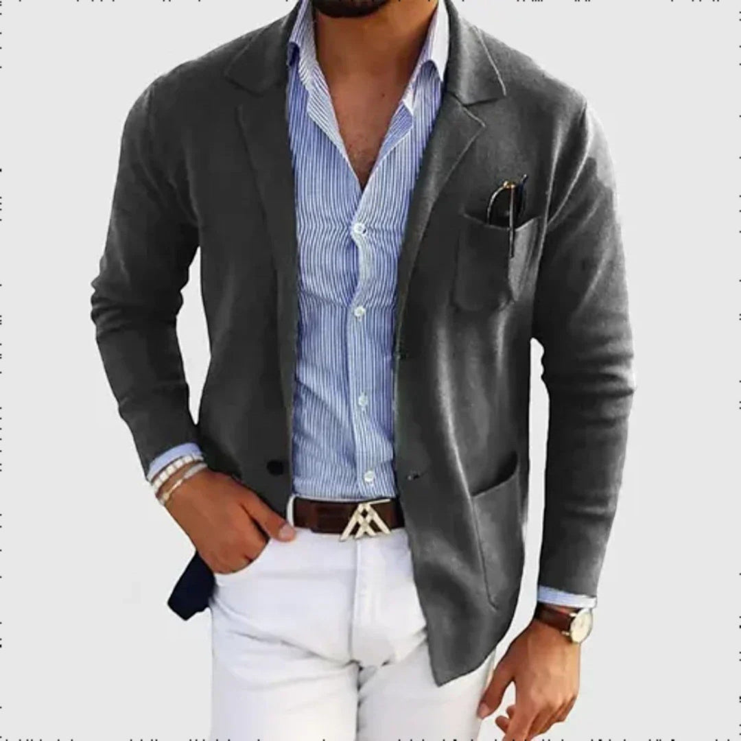 Jonas | Blazer Casual para Hombre | Bolsillos Aplicados