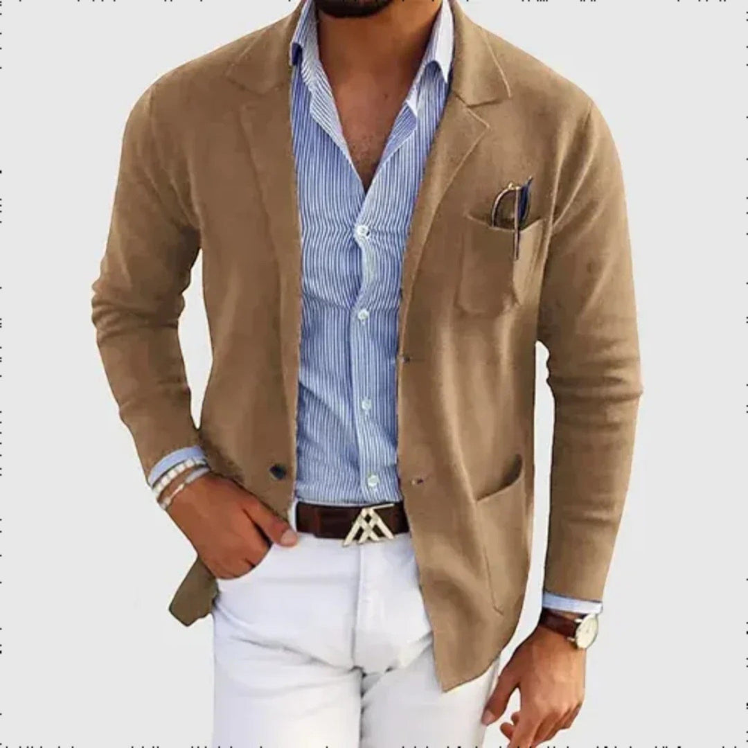 Blazer Casual Da Uomo | Con Tasche