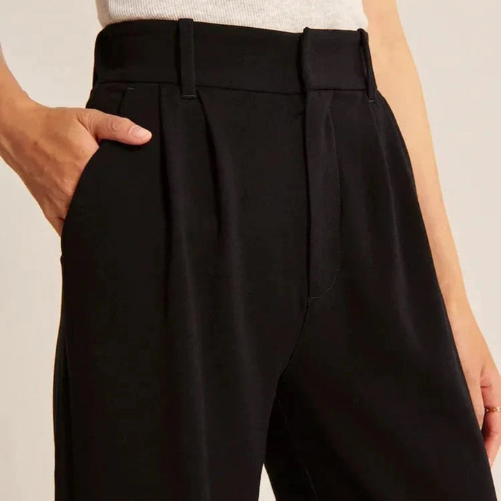 Pantaloni A Vita Alta Da Donna | Taglio Largo