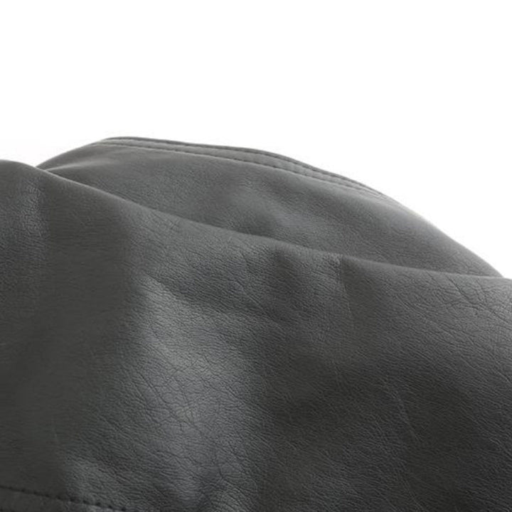 Carla Giacca Biker Dame Cropped – Jakke i økolær med høy krage og vatterte detaljer