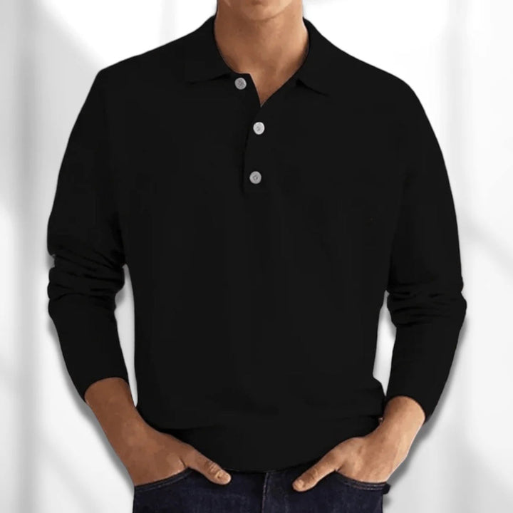 Simon | Polo Casual Da Uomo | Manica Lunga